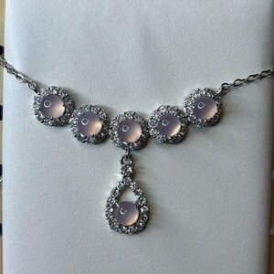 ❤️‍🔥Natural Chalcedony Necklace 17”2” GD5